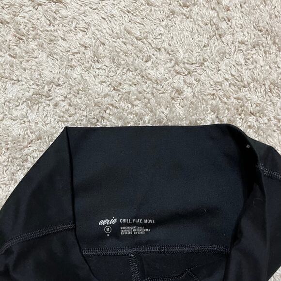 Aerie Chill. Play. Move. Mesh Panels High Waisted Athleisure 7/8 Leggings - Picture 6 of 8